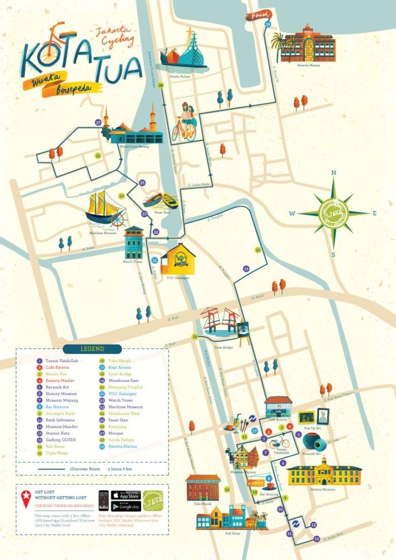 ਨਕਸ਼ਾ ਦੇ kota Jakarta