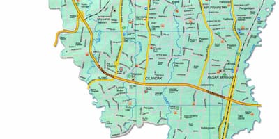 ਨਕਸ਼ਾ ਦੇ ਜਕਾਰਤਾ selatan