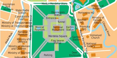 ਨਕਸ਼ਾ ਦੇ ਦਫ਼ਤਰ Jakarta